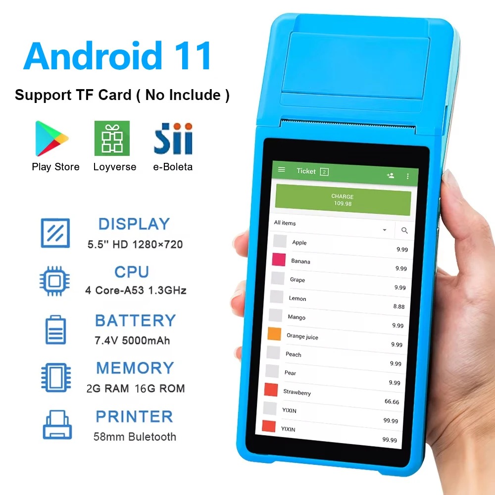2+16G Q2 Android 11 PDA POS Pr - Receipt Printer 评论和价格