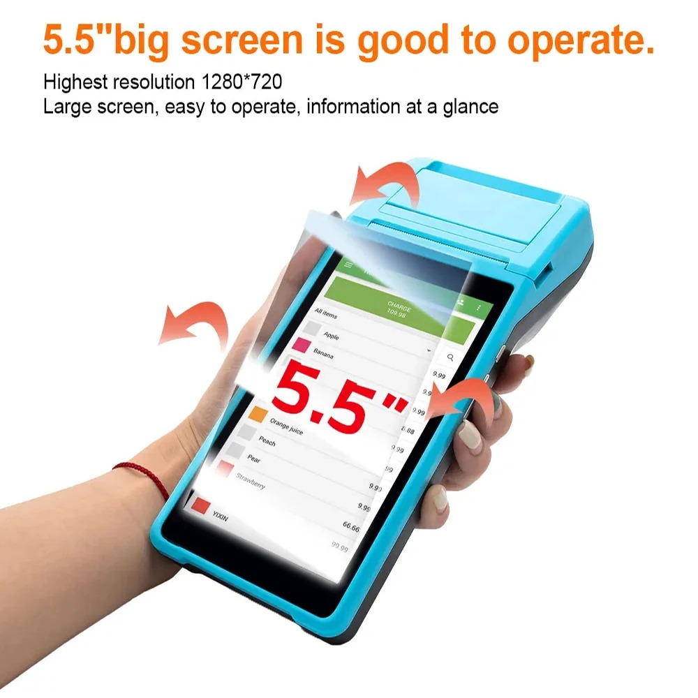 2+16G Q2 Android 11 PDA POS Pr - Receipt Printer 评论和价格